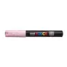 Posca PC-1M Marcador de Pintura - Punta Conica 0.7mm - Tinta Base al Agua - Resistente a la Luz - No Permanente - Color Rosa Cla