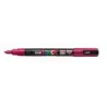 Posca PC-3M Marcador de Pintura - Punta Conica 0.9-1.3mm - Tinta Base al Agua - Resistente a la Luz - Color Rojo Oscuro | Ahorro