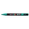 Posca PC-3M Marcador de Pintura - Punta de Poliester Conica 0.9-1.3mm - Tinta Base al Agua - Resistente a la Luz - Color Verde E
