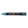 Posca PC-5M Marcador de Pintura - Punta de Bala 1.8-2.5mm - Tinta Base al Agua - Resistente a la Luz - No Permanente - Color Azu
