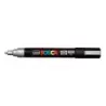 Posca PC-5M Marcador de Pintura - Punta de Poliester 1.8-2.5mm - Tinta Base al Agua - Resistente a la Luz - Color Plata | Ahorro