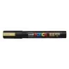Posca PC-5M Marcador de Pintura - Punta de Poliester 1.8-2.5mm - Tinta Base al Agua - Resistente a la Luz - Color Oro | Ahorro I