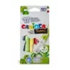 Carioca Fabric Pack de 6 Rotuladores para Tejidos - Punta Maxi Ø 6mm - Tinta Especial para Tejidos - Colores Indelebles Tras Apl