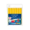 Staedtler Noris Jumbo 340 Pack de 6 Rotuladores Jumbo - Punta de Fibra - Trazo 3mm - Tapa Ventilada - Color Amarillo | Ahorro Im