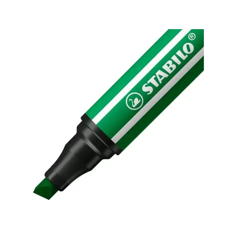 Stabilo Pen 68 MAX Arty Pack de 4 Rotuladores - Punta de Fibra Biselada - Trazo entre 1-5mm aprox. - Tinta a Base de Agua - Colo