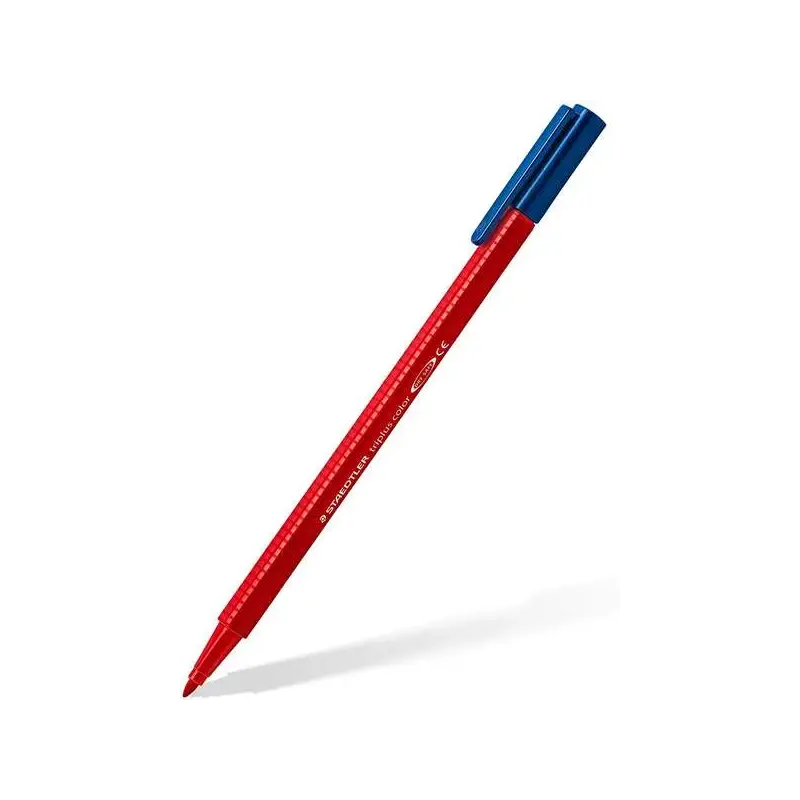 Staedtler Triplus Color 323 Pack de 10 Rotuladores de Punta Fina - Trazo 1mm Aprox - Tinta Base de Agua - Colores Surtidos | Aho