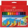 Faber-Castell Jumbo Pack de 24 Rotuladores Punta Gruesa - Tinta con Base de Agua Lavable - Colores Surtidos | Ahorro Imprimiendo