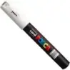 Posca PC1M Pack de 4 Marcadores de Pintura - Punta Conica de 0.7mm - Tinta Base al Agua - No Permanente - Resistente a la Luz -