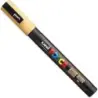 Posca PC3M Pack de 4 Marcadores de Pintura - Punta Conica 0.9-1.3mm - Tinta Base al Agua - Resistente a la Luz - No Permanente -