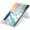 Staedtler Triplus Textsurfer 362 Pack de 10 Marcadores Fluorescentes - Trazo 1 - 4mm Aprox - Tina Base de Agua - Colores Surtido