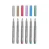 Jovi Metalic Caja de 24 Rotuladores - Colores Efecto Metalico - Tinta Base de Agua - Facil Limpieza - Ideal para Papel Oscuro y