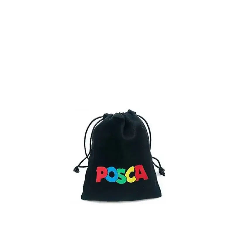 Posca Edicion Limitada Pack de 4 Marcadores de Pintura PC5M + 4 Marcadores de Pintura PC3M + Regalo Bolsa de Tela - Punta Redond