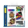 Staedtler Lumocolor 317 Pack de 14 Rotuladores Permanentes - Punta Media Redonda - Trazo 1mm Aprox - Capuchon con Clip - Secado
