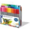Staedtler 3200 Pack de 120 Rotuladores de Doble Punta - Resistente a la Presion - Colores Surtidos | Ahorro Imprimiendo