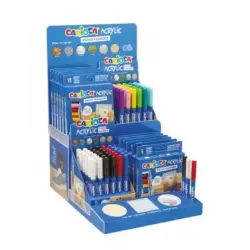 Carioca Acrylic Expositor Surtido de Marcadores Acrilicos | Ahorro Imprimiendo