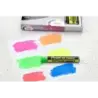 Pentel Oil Pastels Pack de 6 Pasteles Oleo Fluorescentes - Blandos, Cremosos y de Secado Lento - Colores Fluorescentes Surtidos