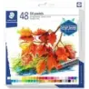 Staedtler Pasteles al Oleo 2420 Pack de 48 Ceras Blandas - Resistencia a la Rotura - Extremadamente Brillantes - Colores Surtido