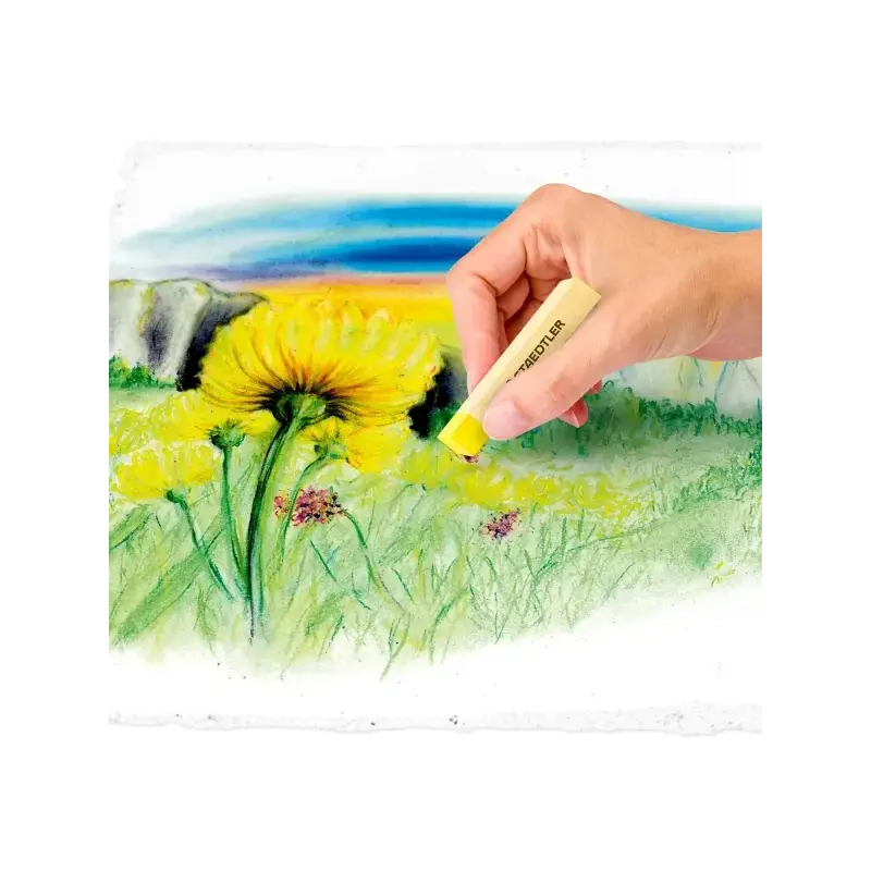 Staedtler 2430 Pack de 36 Pasteles Suaves - Excelentes para Mezclar Colores - Resistencia a la Luminosidad - Colores Surtidos |