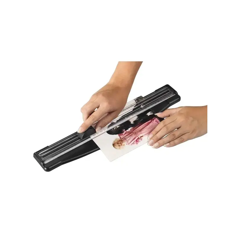 Hama Procut 310 Cizalla Rotativa - Longitud de Corte 310mm - Plastico - 7.5x3.2x39cm - Color Negro | Ahorro Imprimiendo