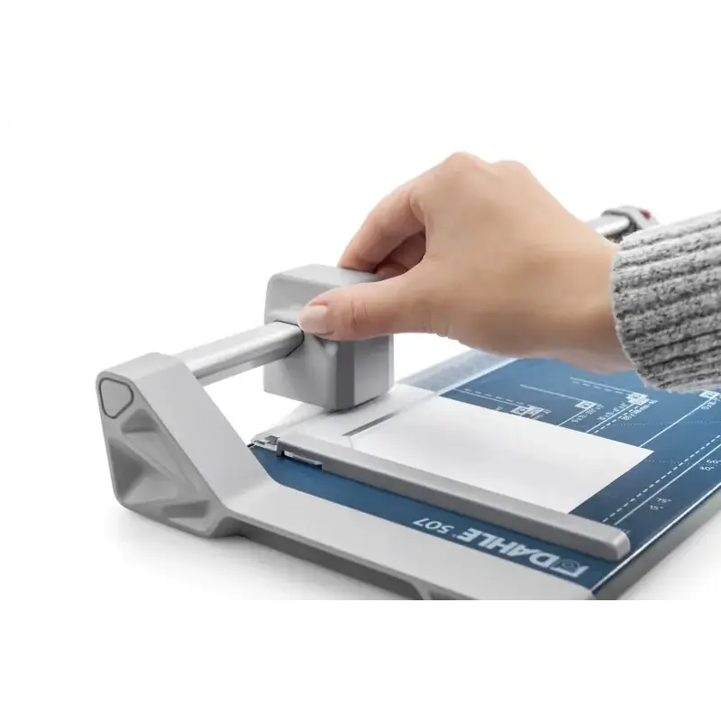 Dahle 507 Cizalla de Rodillo Formato A4 - Capacidad 8 Hojas - Cuchilla Circular Autoafilable de Acero | Ahorro Imprimiendo