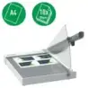 Leitz Precision Home Office A4 Guillotina de papel - Recorta hasta 10 Hojas - Formato A4 - Corte Acero Rectificado de Precision