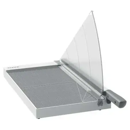 Leitz Precision Home Office A3 Guillotina de Papel Formato A3 - Corta hasta 10 Hojas - Iluminacion del Filo de Corte - Cuchilla