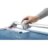 Dahle 550 Cizalla Profesional de Rodillo Formato A4 - Capacidad 20 Hojas - Cuchilla Circular Autoafilable de Acero - Dos Topes A