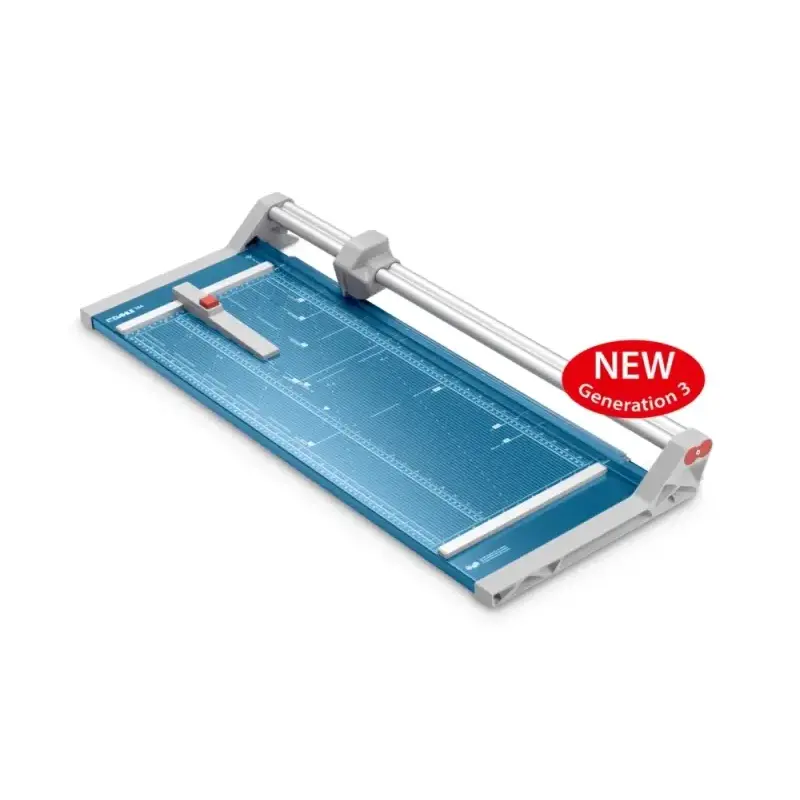 Dahle 554 Cizalla Profesional de Rodillo Formato A2 - Capacidad 20 Hojas - Longitud de Corte 720mm - Cuchilla Circular Autoafila