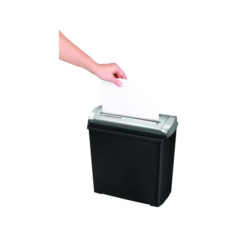 Fellowes Trito 2S Destructora de Papel Manual Corte en Tiras - Destruye hasta 5 Hojas a la Vez - Capacidad de la Papelera 11L -