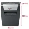 Rexel Momentum X308 Destructora Manual de Papel Corte Confeti P-3 - Funcionamiento Ininterrumpido 3 Minutos - Papelera de 15L -