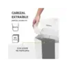 Fellowes LX25 Destructora de Papel Manual Corte en Particulas P-4 - Destruye hasta 6 Hojas - Papelera de 11.5L - Color Blanco |