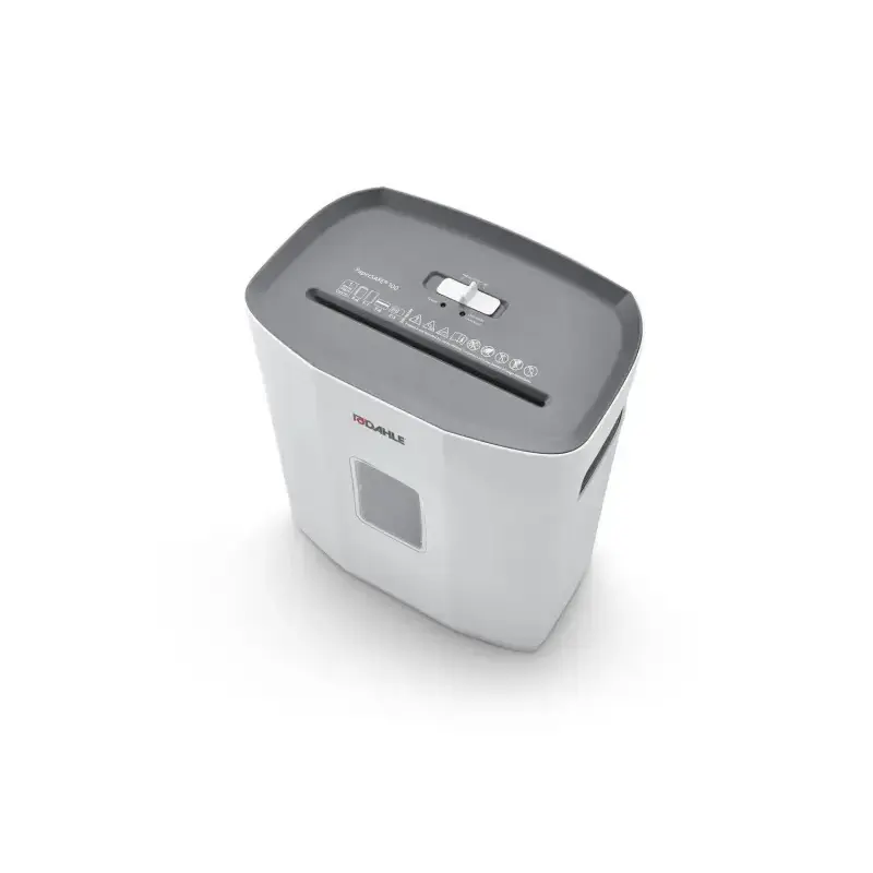 Dahle PaperSAFE 100 Destructora de Papel Manual Corte en Particulas P-4 - Destruye hasta 5 Hojas - Papelera de 12L - Apta para P