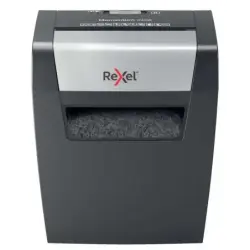 Rexel Momentum X406 Destructora Papel Corte Confeti P-4 - Destruye hasta 7 Hojas a la Vez - Capacidad de la Papelera 15L - Color