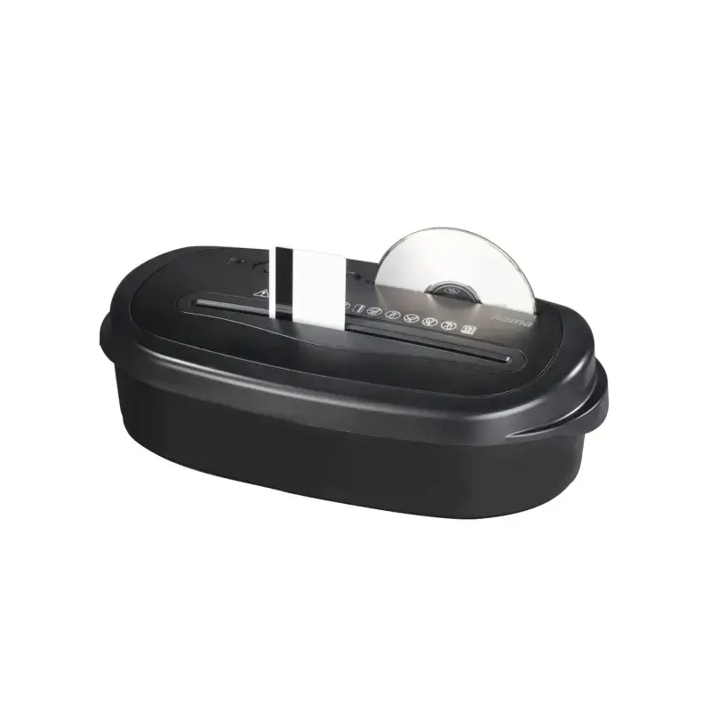 Hama Home x12CD Destructora de Papel Manual - 529W - Apagado Automatico - Destruye hasta 13 Hojas - Velocidad 2m/min - Corte Tra