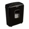 Fellowes 6M Destructora de Papel Manual Minicorte P-4 - Destruye hasta 6 Hojas - Papelera de 13L - Color Negro | Ahorro Imprimie