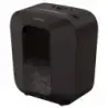 Fellowes LX25M Destructora de Papel Manual Minicorte P-4 - Destruye hasta 6 Hojas - Capacidad de la Papelera 11.5L - Color Negro