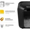 Fellowes LX50 Destructora de Papel Manual Corte en Particulas P-4 - Destruye hasta 9 Hojas a la Vez - Capacidad de la Papelera 1