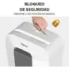 Fellowes LX50 Destructora de Papel Manual Corte en Particulas P-4 - Destruye hasta 9 Hojas a la Vez - Capacidad de la Papelera 1