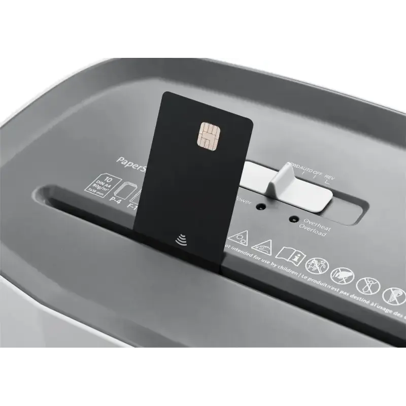 Dahle PaperSAFE 140 Destructora de Papel Manual Corte en Particulas P-4 - Destruye hasta 10 Hojas - Papelera de 12L - Apta para