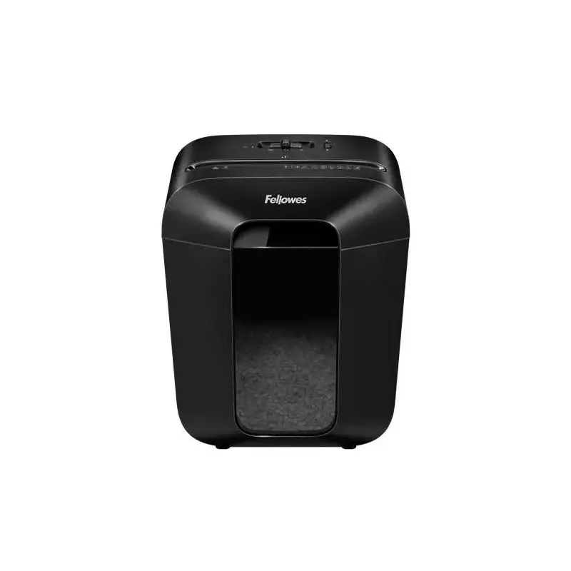 Fellowes LX41 Destructora de Papel Manual Minicorte P-4 - Destruye hasta 11 Hojas - Papelera de 17L - Color Negro | Ahorro Impri