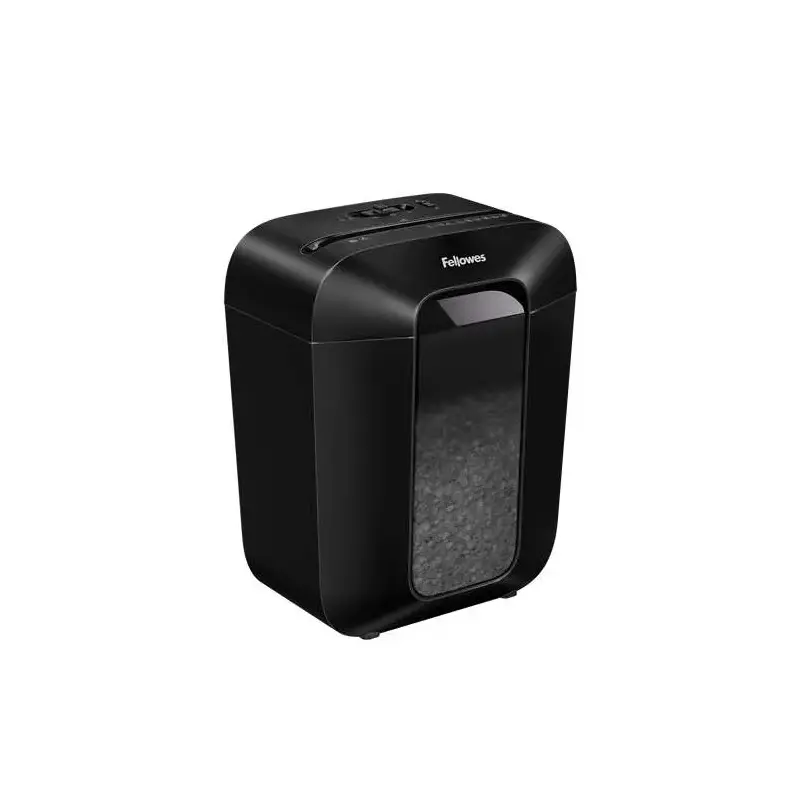 Fellowes LX41 Destructora de Papel Manual Minicorte P-4 - Destruye hasta 11 Hojas - Papelera de 17L - Color Negro | Ahorro Impri