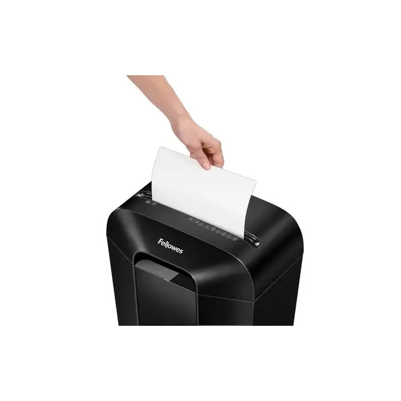 Fellowes LX41 Destructora de Papel Manual Minicorte P-4 - Destruye hasta 11 Hojas - Papelera de 17L - Color Negro | Ahorro Impri