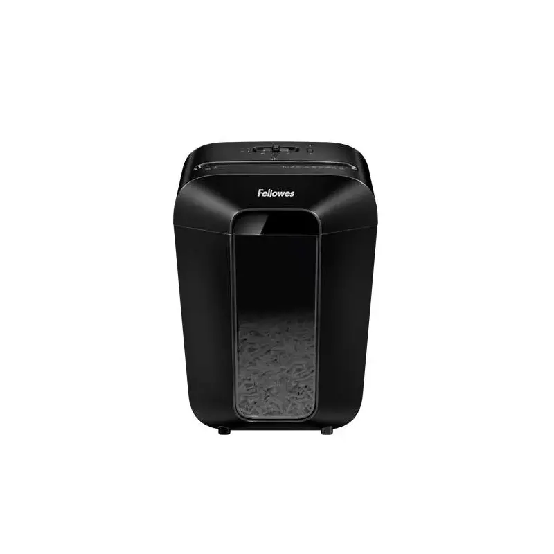 Fellowes LX70 Destructora de Papel Manual 18L - Destruye hasta 11 Hojas - Particulas de 4x40mm - Nivel de Seguridad Din P-4 - Bl