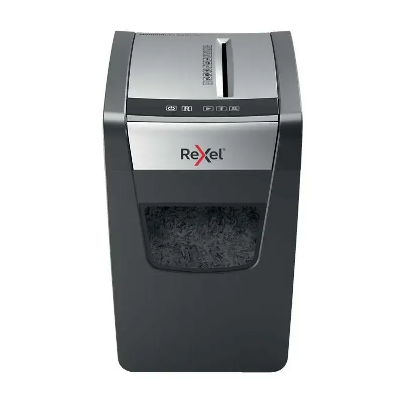 Rexel Momentum X410-SL Slimline Destructora de Papel Manual Corte Confeti - Nivel de Seguridad P-4 - Destruye hasta 10 Hojas - C
