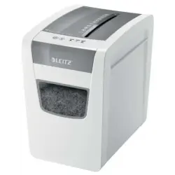Leitz IQ Slim Home Office P4 Destructora de Papel Corte Confeti P-4 - Destruye hasta 10 Hojas a la Vez - Capacidad de la Papeler