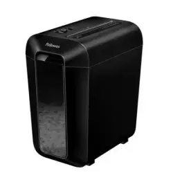 Fellowes LX65 Destructora de Papel Manual Corte en Particulas P-4 - Destruye hasta 10 Hojas - Papelera de 22L - Color Negro | Ah