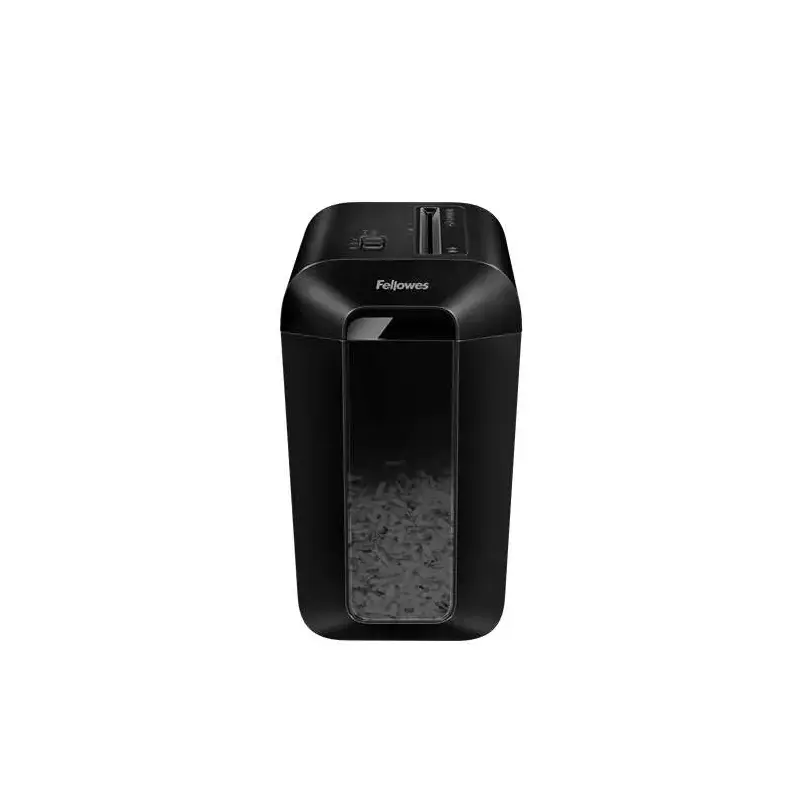Fellowes LX65 Destructora de Papel Manual Corte en Particulas P-4 - Destruye hasta 10 Hojas - Papelera de 22L - Color Negro | Ah