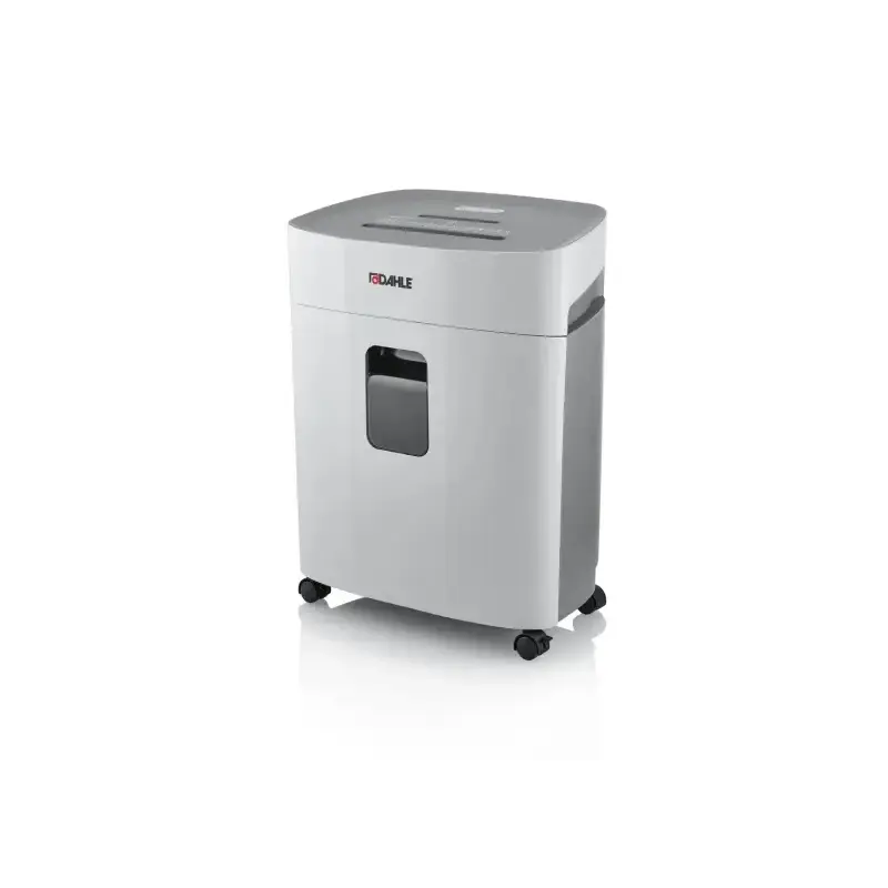 Dahle PaperSAFE 240 Destructora de Papel Manual Corte en Particulas P-4 - Destruye hasta 10 Hojas - Papelera de 25L - Con Ruedas