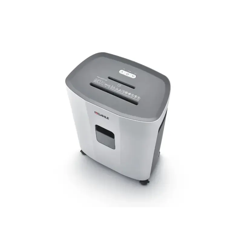 Dahle PaperSAFE 240 Destructora de Papel Manual Corte en Particulas P-4 - Destruye hasta 10 Hojas - Papelera de 25L - Con Ruedas