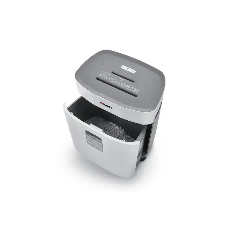 Dahle PaperSAFE 240 Destructora de Papel Manual Corte en Particulas P-4 - Destruye hasta 10 Hojas - Papelera de 25L - Con Ruedas